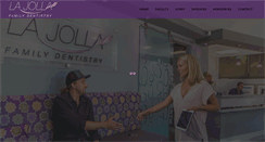 Desktop Screenshot of lajollafamilydentistryca.com